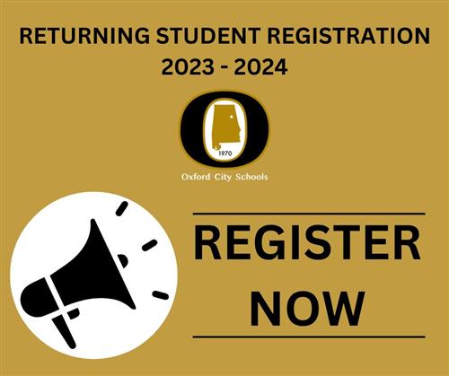 Register your returning student today